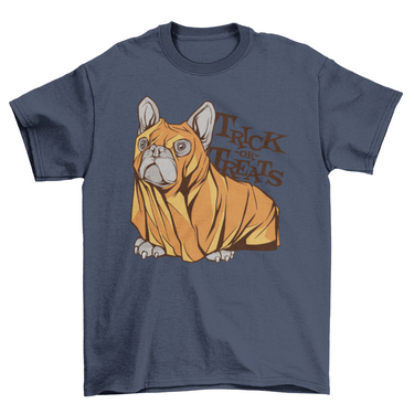 Trick or Treats Frenchie Halloween T-Shirt